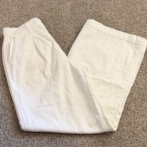 Madewell the Harlow wideleg Jean white size 25